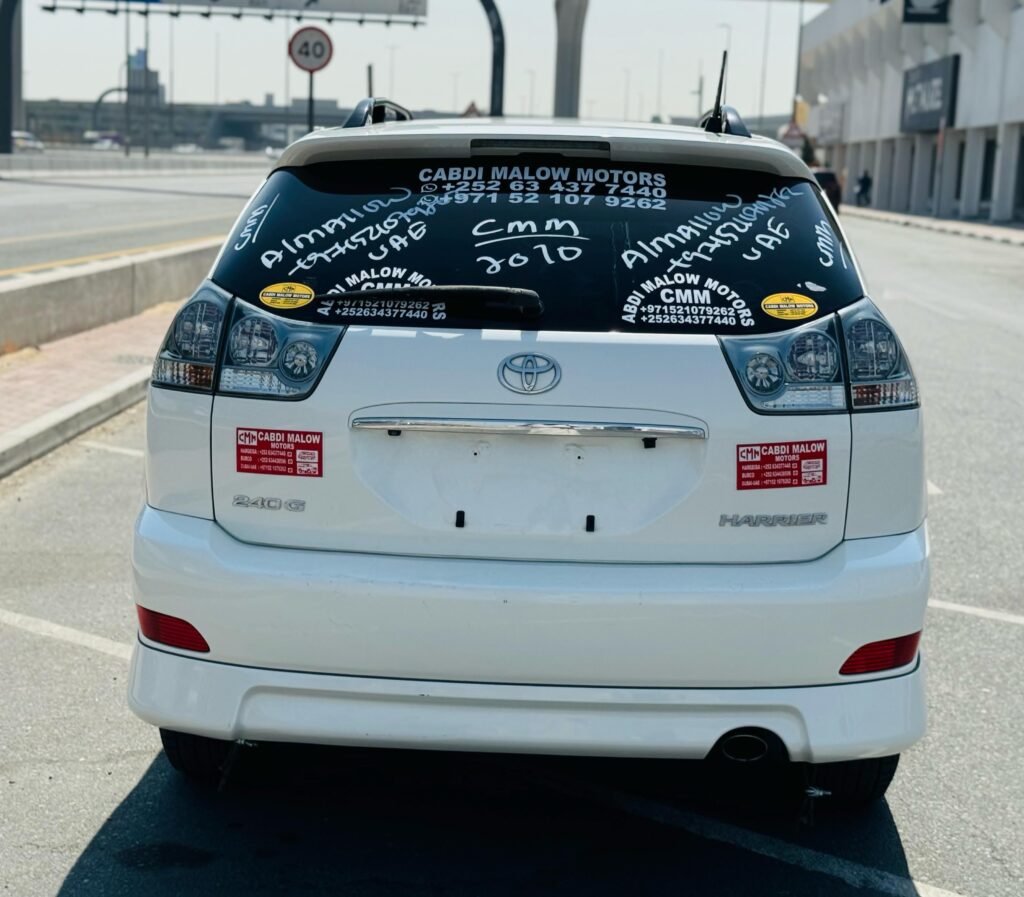 Toyota harier iib ah berbera port