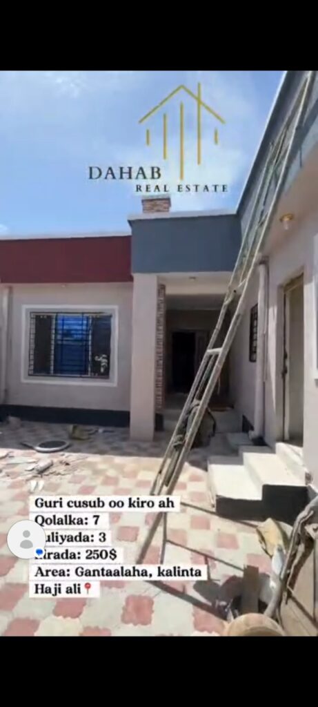 4 bedroom house brand new – Guri cusub oo kiro ah Hargeisa Somaliland